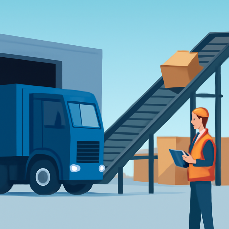 From Dock to Data: How a Truck Unloader Conveyor Supercharges Inbound Logistics